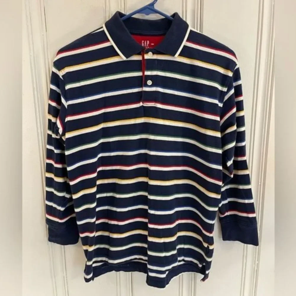 Gap Boys Long Sleeve Polo Shirt‎ Size 10